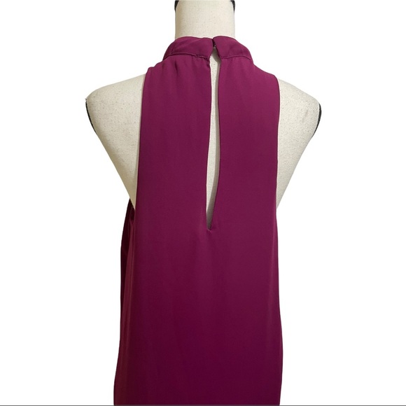 Lulus  womens dress size Large mock neck v neck cutout swing style keyhole - Picture 7 of 14